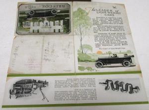 1920 Briscoe Touring Car Color Sales Brochure Leaflet Original