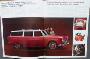 1968 Checker Marathon Sedan Wagon Deluxe Aerobus Limo Color Sales Brochure