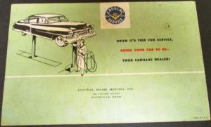 Original 1953 Cadillac Dealer Brochure Mailer Precision Dependability Service