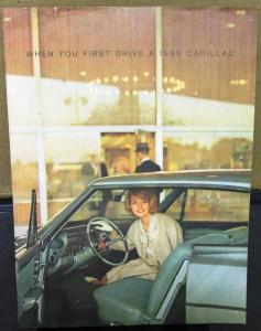 Original 1963 Cadillac Dealer Large Brochure Full Line Mailer