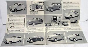 1951 Crosley Car New Models Sales Brochure Folder ORIGINAL