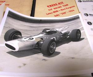 Original 1966 Studebaker STP Indy 500 Press Kit Media Release Novi Lotus