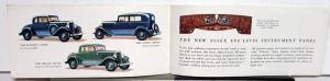 1932 Essex Super Six Sedan Coach Coupe Color Sales Brochure Original