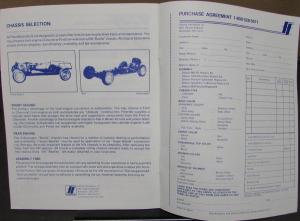 1989 1990 Fiberfab Replica Buying Guide Original Sales Brochure