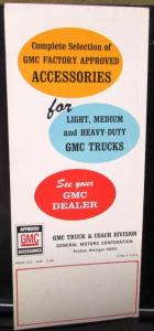 Original 1968 GMC Truck Dealer Accessories Sales Brochure Pickup Panel Suburban