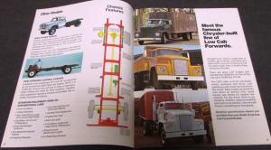 Original 1972 Dodge Fargo Canadian Truck Dealer Sales Brochure Medium H/D