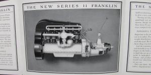 1925 Franklin Car Series 11 Original Sales Brochure Folder