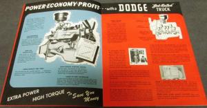 Original 1952 Dodge Canadian Truck Dealer Sales Brochure DG-4 Models