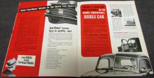 Original 1952 Dodge Canadian Truck Dealer Sales Brochure DG-4 Models