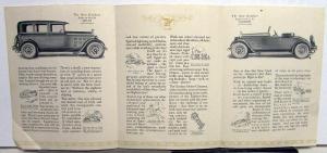 1927 Gardner Eight In Line Series 80 Automobile Sales Brochure Leaflet Original