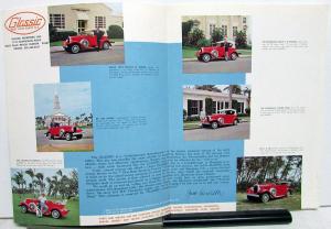 1966 Glassic Classic Model A Sport Phaeton Sales Brochure Folder Original