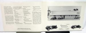 1966 Glassic Reproduction Model A Vintage Car Sales Brochure Folder Price List