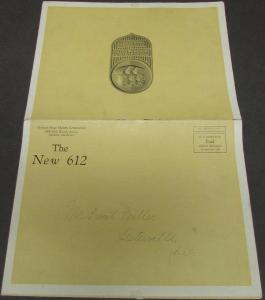 1929 Graham Paige Model 612 Color Sales Brochure Mailer Original