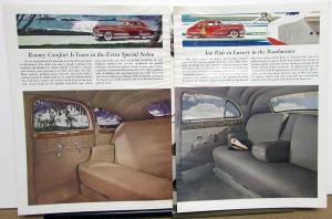 1941 Buick Magazine Announce 1942 Models 40 50 60 70 90 Sales Brochure W/Letter