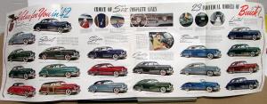 1941 Buick Magazine Announce 1942 Models 40 50 60 70 90 Sales Brochure W/Letter