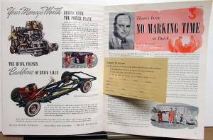 1941 Buick Magazine Announce 1942 Models 40 50 60 70 90 Sales Brochure W/Letter