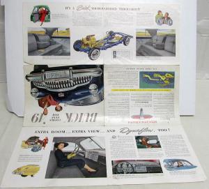 1949 Buick Series Super 50 Roadmaster 70 Color Sales Brochure Folder Original