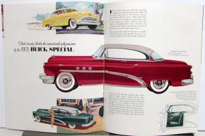 1953 Buick Special 40 Super 50 Roadmaster 70 Skylark Sale Brochure Small Version