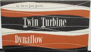 1954 Buick Twin Turbine Dynaflow Sales Brochure Original
