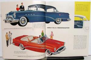 1954 Buick Roadmaster Super Special Century Skylark Sales Brochure Teal Cover