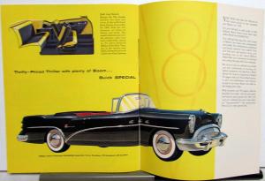 1954 Buick Roadmaster Super Special Century Skylark Sales Brochure Teal Cover