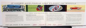 1958 Buick B58 Limited Roadmaster 75 Century Super Special Sales Brochure Orig