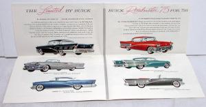 1958 Buick B58 Limited Roadmaster 75 Century Super Special Sales Brochure Orig