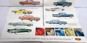 1958 Buick B58 Limited Roadmaster 75 Century Super Special Sales Brochure Orig