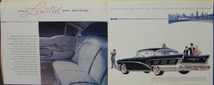 1958 Buick B58 Limited Model Small Version Sales Brochure