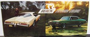 1972 Buick Exterior Colors Brochure Riviera GS Skylark Electra 225 Sportwagon