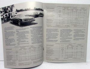 1973 Buick Trailer Towing Guide Color Original Sales Brochure