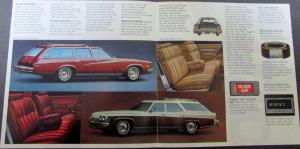 1974 Buick Century Luxus & Estate Wagons Color Sales Brochure Folder Original