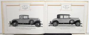 1928 Cadillac Fisher & Fleetwood Bodies Sales Brochure Original Coupe Sedan