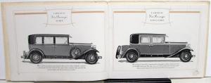 1928 Cadillac Fisher & Fleetwood Bodies Sales Brochure Original Coupe Sedan