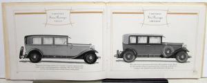 1928 Cadillac Fisher & Fleetwood Bodies Sales Brochure Original Coupe Sedan