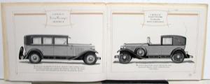 1928 Cadillac Fisher & Fleetwood Bodies Sales Brochure Original Coupe Sedan