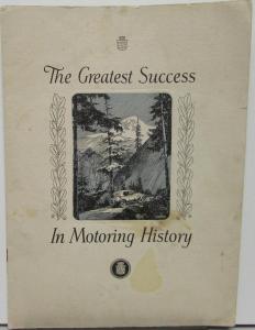 1926 1927 1928 1928 1929 1930 Cadillac Motoring History Sales Brochure Original