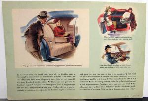 1940 Cadillac Sixty Two 62 V8 Coupe & Sedan Sales Brochure With Envelope