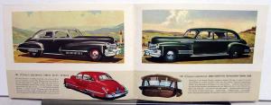 1942 Cadillac & Fleetwood Series 61 62 63 67 60 75 Sales Brochure Sm Version