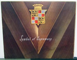 1948 Cadillac Series 61 62 60 Special 75 Original Color Sales Brochure Folder