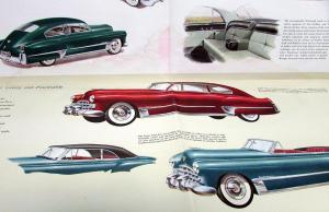 1948 Cadillac Series 61 62 60 Special 75 Original Color Sales Brochure Folder