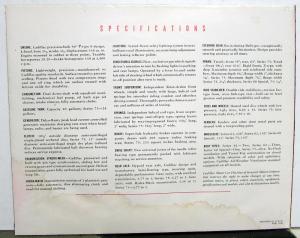 1948 Cadillac Series 61 62 60 Special 75 Original Color Sales Brochure Folder