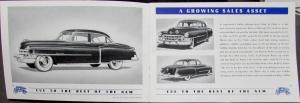 1952 Cadillac Fleetwood Body by Fisher Sales Brochure Original