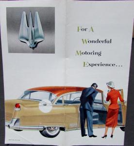 1954 Cadillac Air Conditioning Sales Brochure Leaflet Original