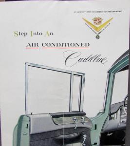 1954 Cadillac Air Conditioning Sales Brochure Leaflet Original