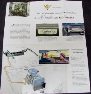 1954 Cadillac Air Conditioning Sales Brochure Leaflet Original