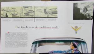 1954 Cadillac Air Conditioning Sales Brochure Leaflet Original