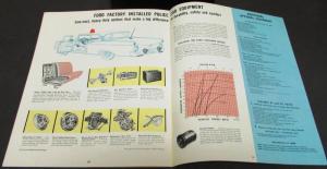 1959 Ford Dealer Sales Brochure Police Fleet Fairlane Custom 300 Ranch Country