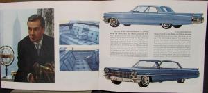 1963 Cadillac 62 60 Special DeVille Eldorado Limo SM Sales Brochure Original