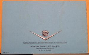 1964 Cadillac Accessories Sales Brochure Original